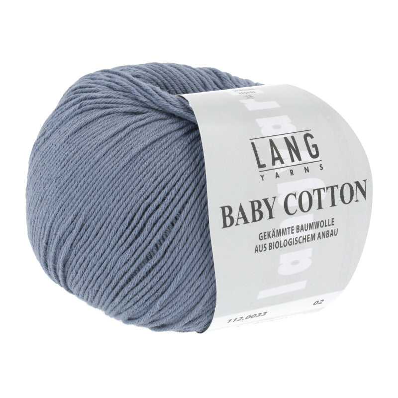 Lang Yarns Baby Cotton – 50g / 180m – Light Jeans (0033)