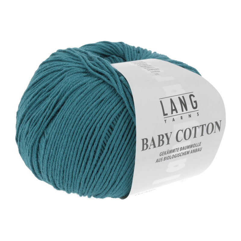 Lang Yarns Baby Cotton – 50g / 180m – Petrol (0088)