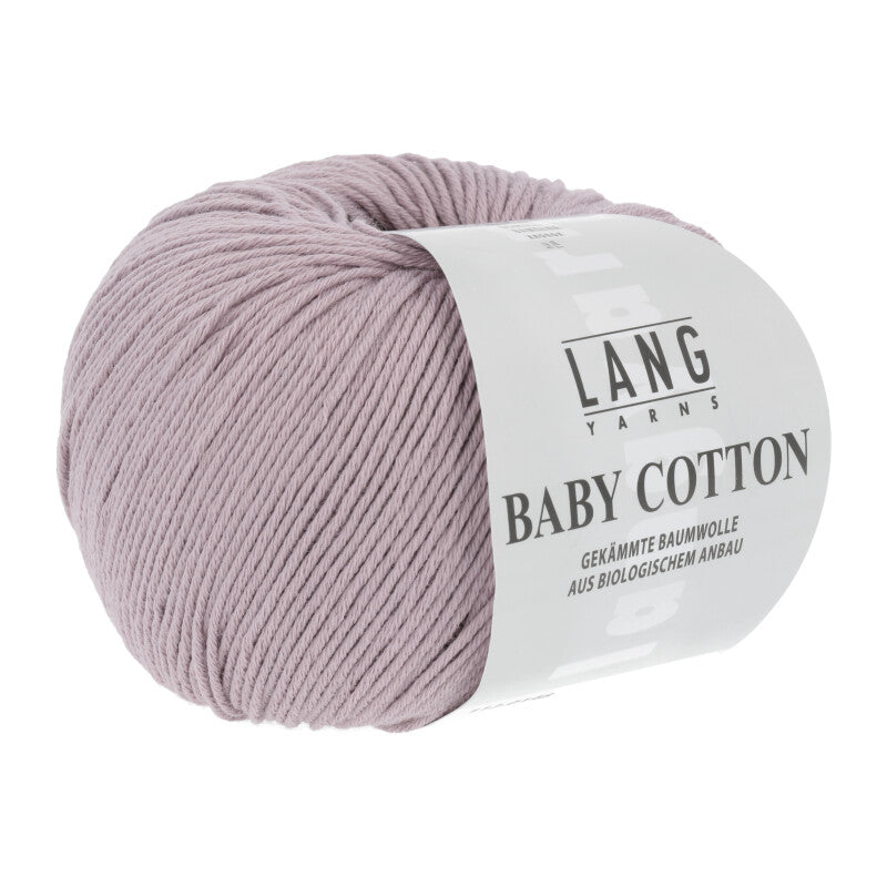 Lang Yarns Baby Cotton – 50g / 180m – Light Dusky Pink (0148)
