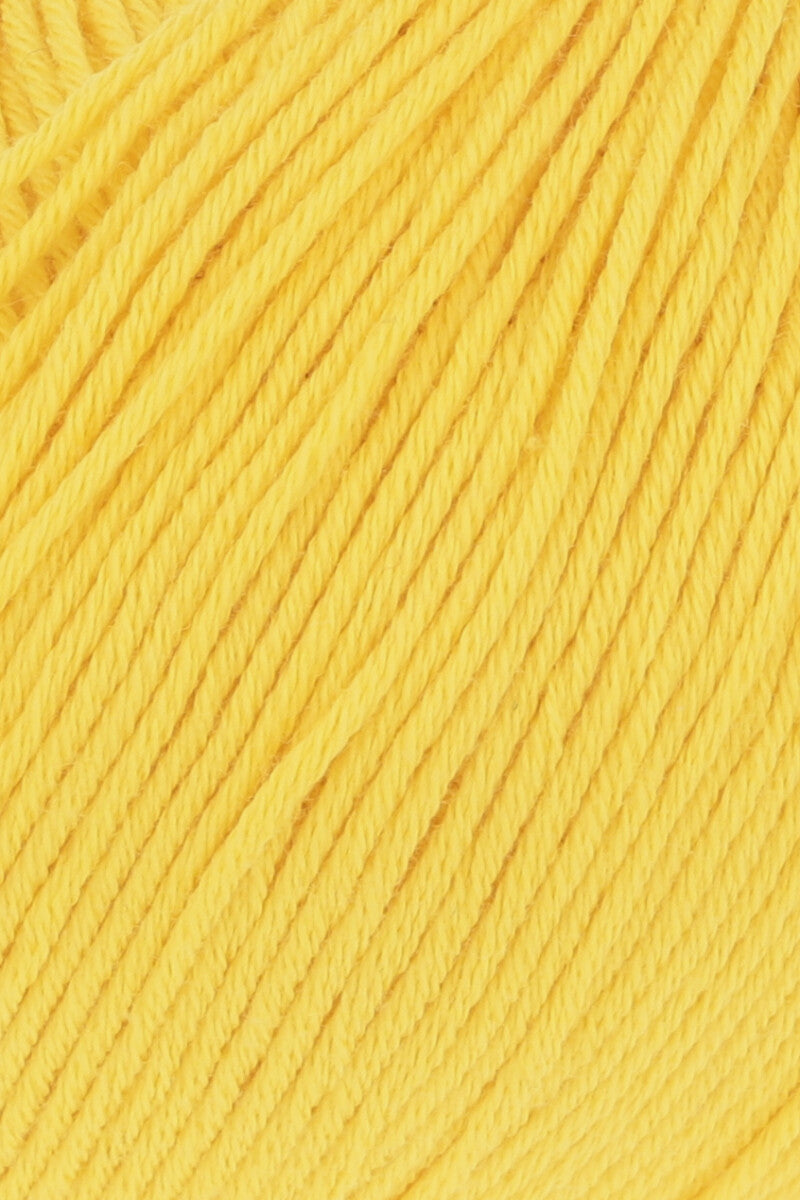 Lang Yarns Baby Cotton – 50g / 180m – Lemon Yellow (0214) – detail