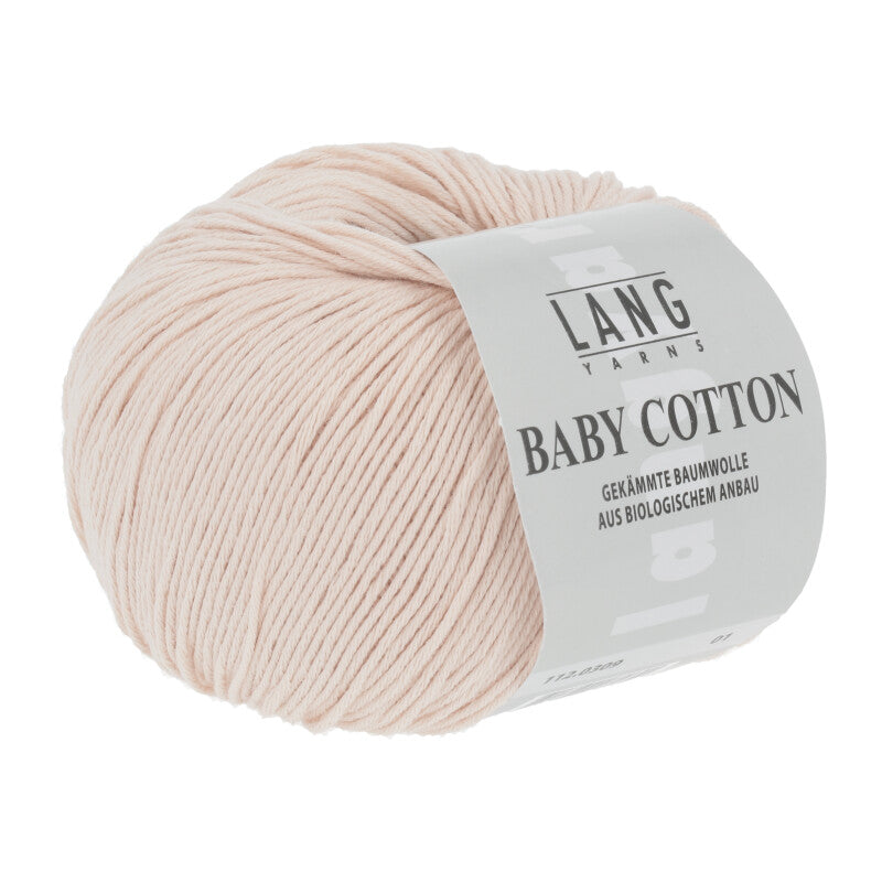 Lang Yarns Baby Cotton – 50g / 180m – Light Salmon (0309)