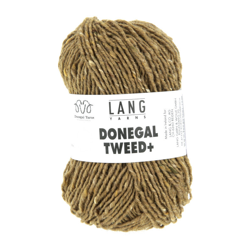 Lang Yarns Donegal Tweed+ Yarn, 105m / 50g – Brass (0050)