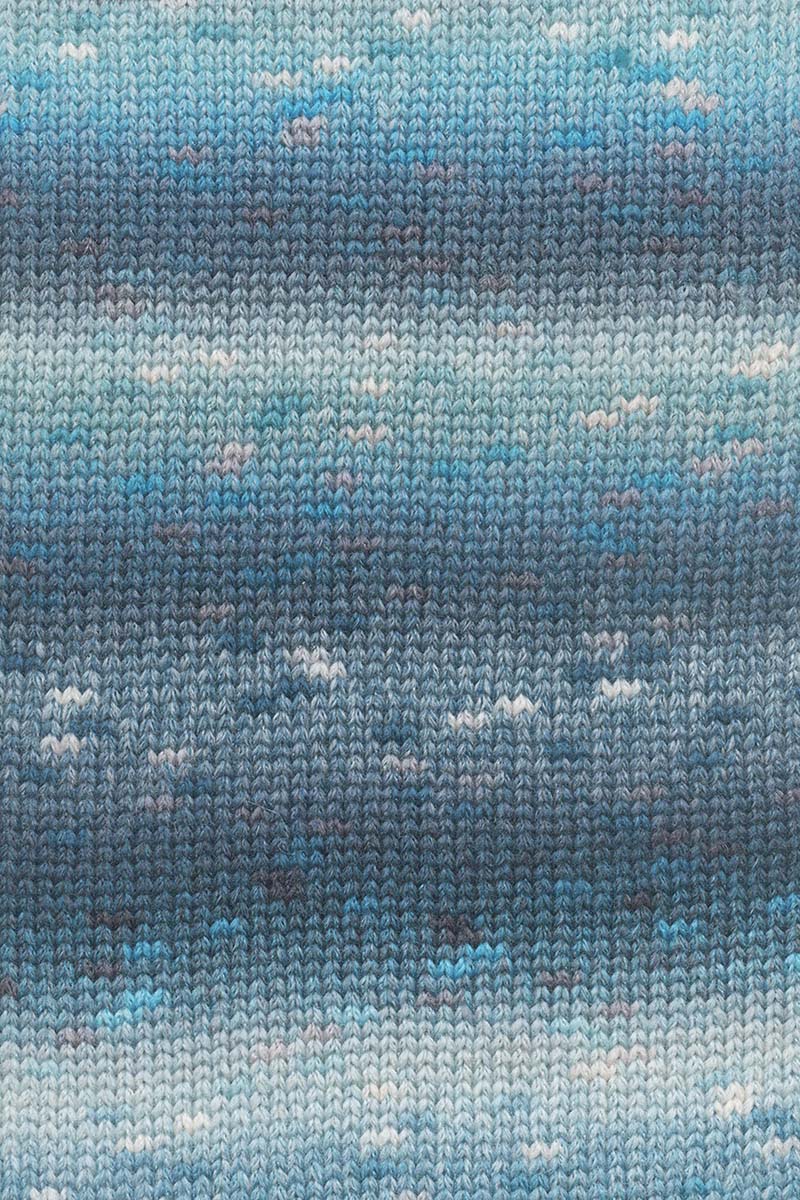Lang Yarns Magnolia – 100g / 250m – Petrol/Turquoise/Grey (0013) – detail