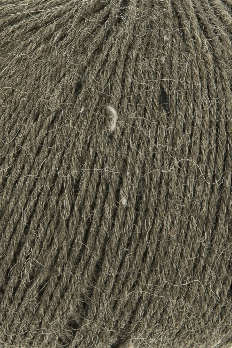 Lang Yarns Alpaca Soxx Tweed – 100g / 387m – Crocodile Green (0099) – detail