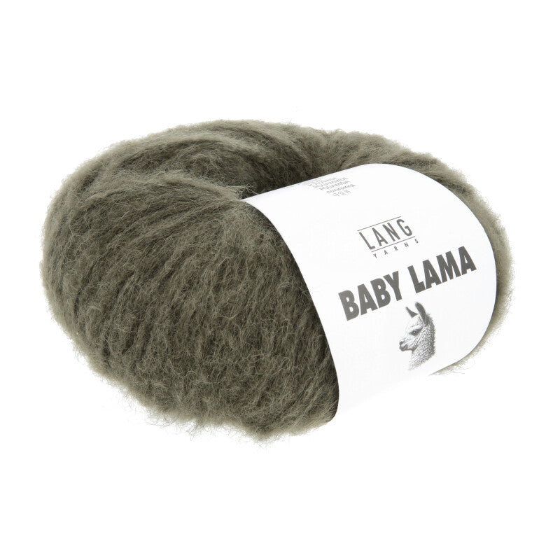 Lang Yarns Baby Lama – 50g / 120m – Gray-Green (0008)