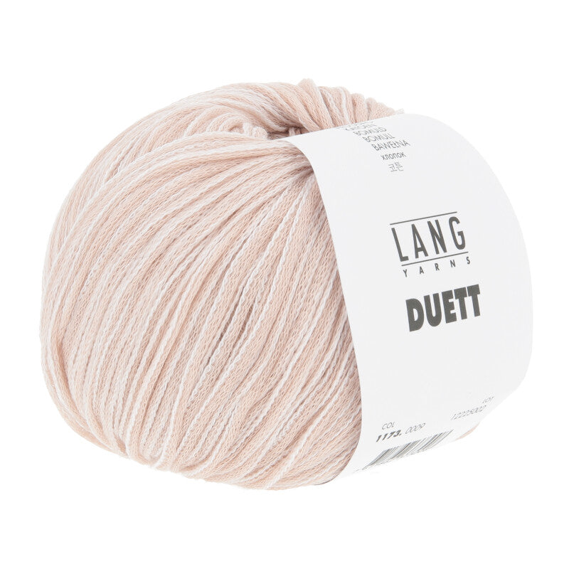 Lang Yarns Duett – 50g / 140m – Rose/White (0009)