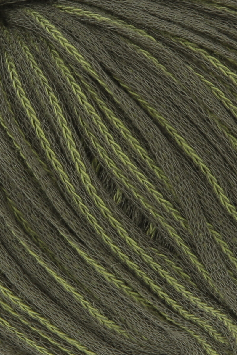 Lang Yarns Duett – 50g / 140m – Dark Olive/Light Olive (0097) – detail