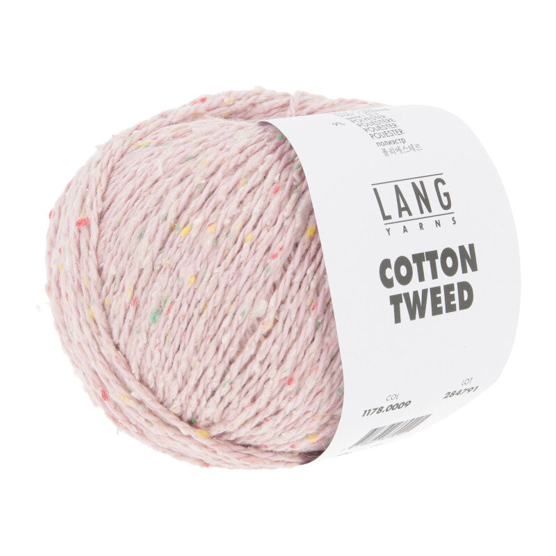 Lang Yarns Cotton Tweed – 50g / 130m – Rose (0009)