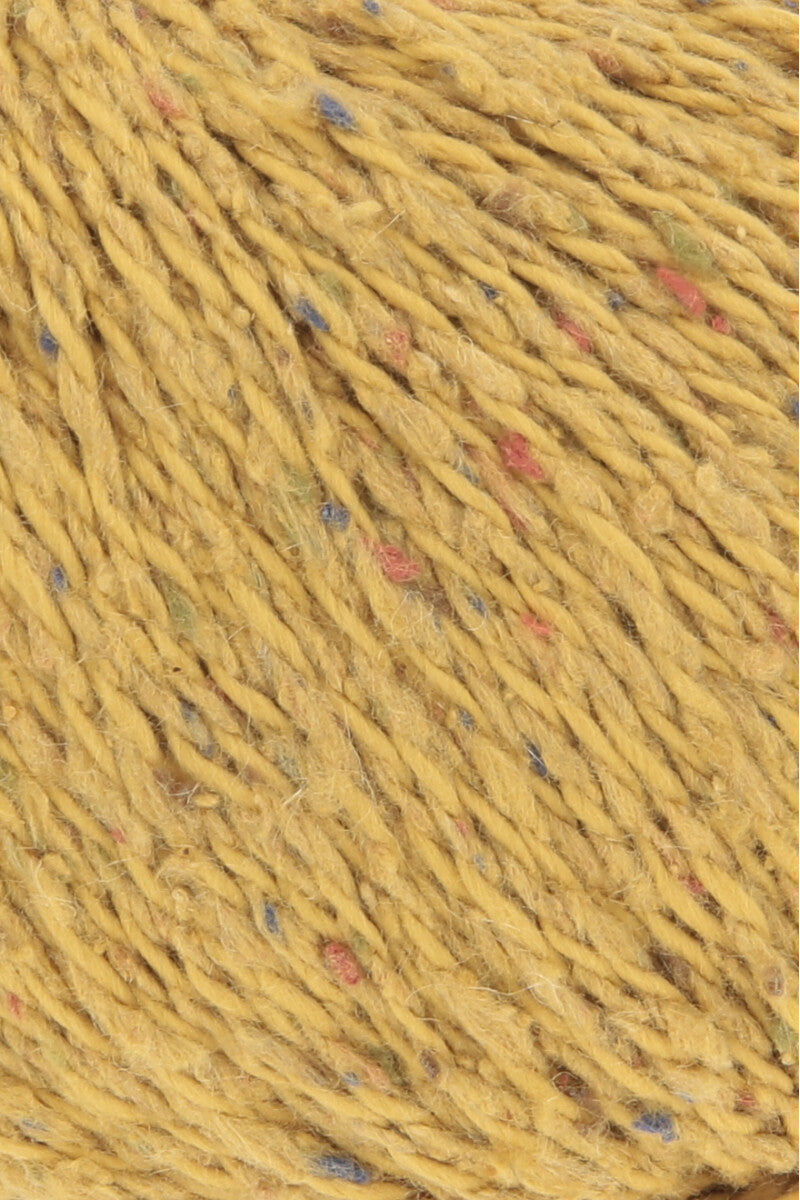 Lang Yarns Cotton Tweed – 50g / 130m – Ochre (0011) – detail