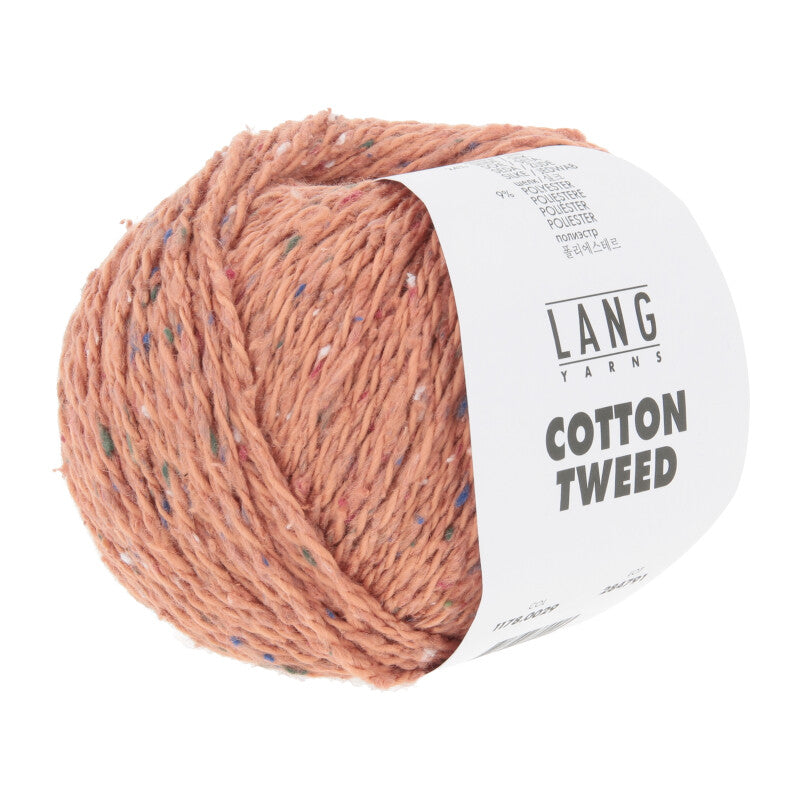 Lang Yarns Cotton Tweed – 50g / 130m – Melon (0029)