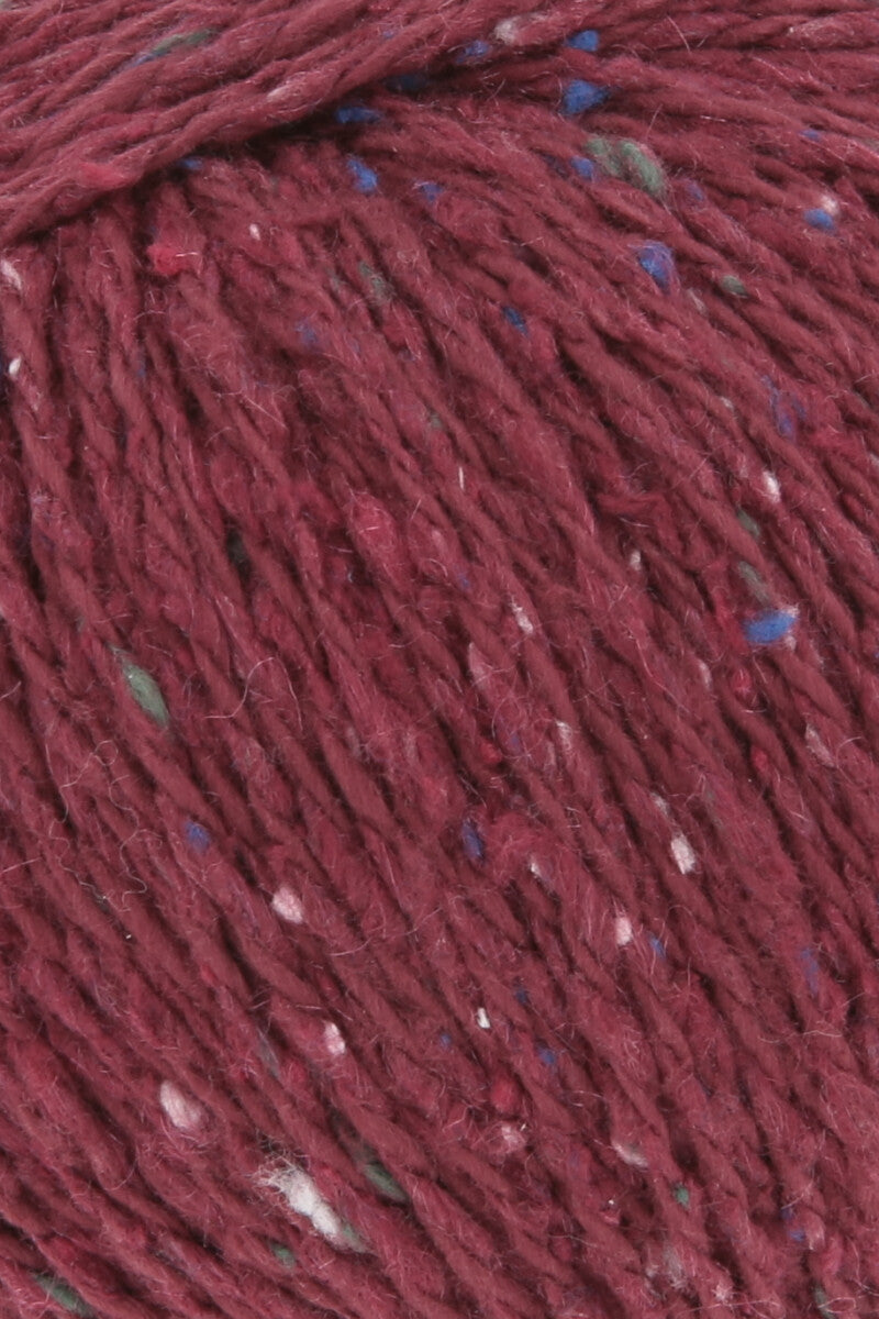 Lang Yarns Cotton Tweed – 50g / 130m – Bordeaux (0064) – detail