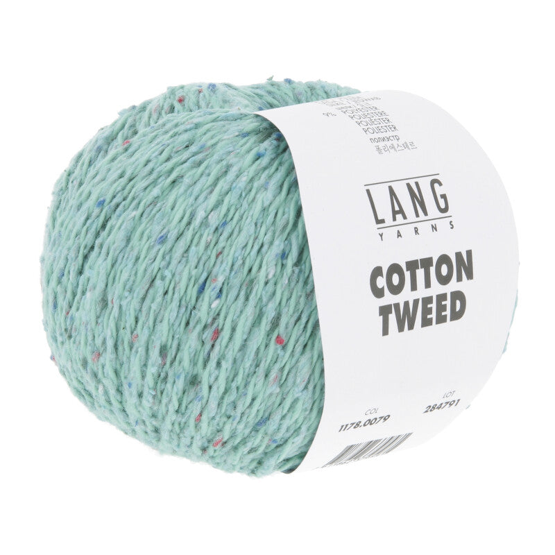 Lang Yarns Cotton Tweed – 50g / 130m – Turquoise (0079)