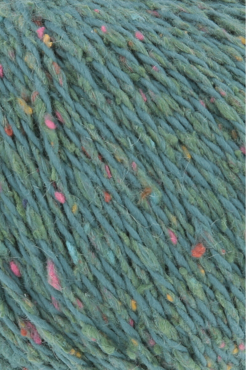 Lang Yarns Cotton Tweed – 50g / 130m – Petrol (0088) – detail