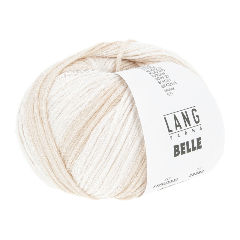 Lang Yarns Belle – 50g / 190m – Eggwhite (0002)