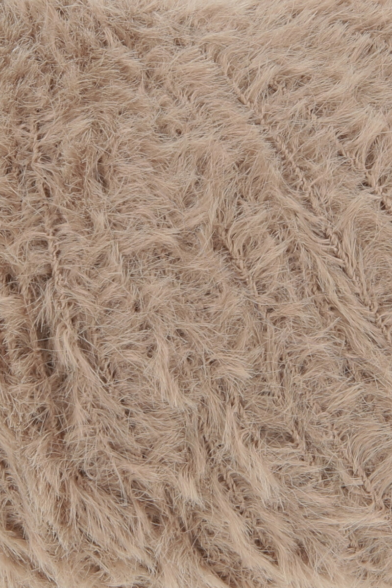 Lang Yarns Velvet – 50g / 170m – Light Brown (0096) – detail