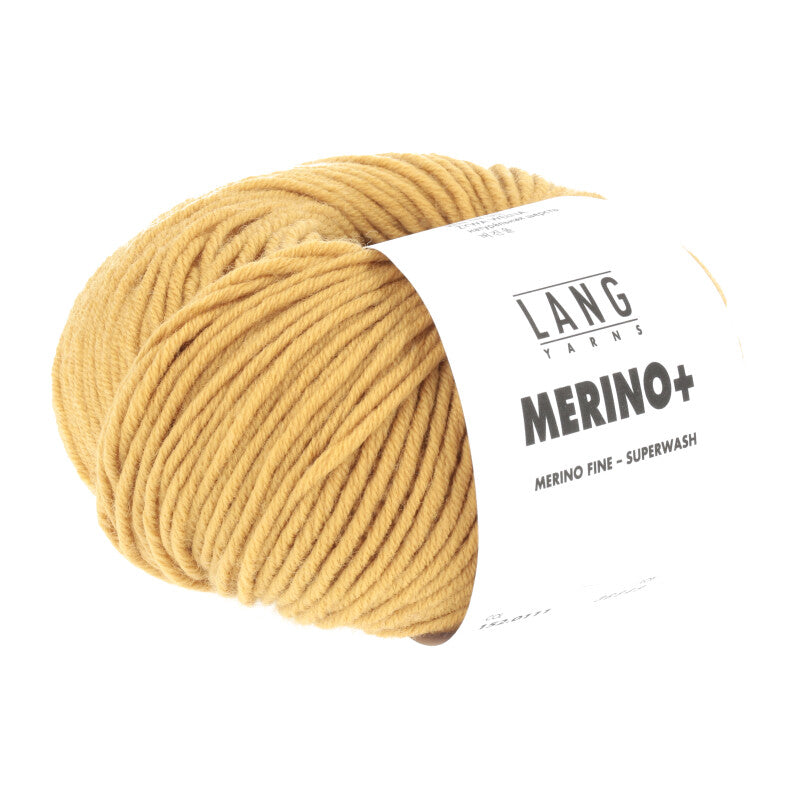 Lang Yarns Merino+ – 50g / 90m – Mustard Yellow (0111)