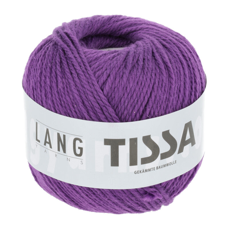 Lang Yarns Tissa β 50g / 80m β Purple (0012)