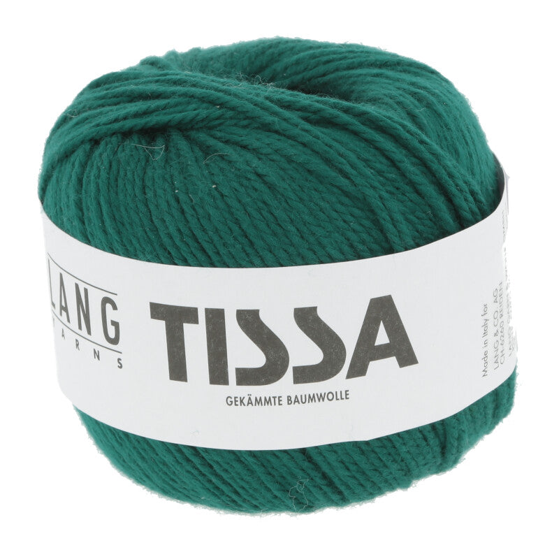 Lang Yarns Tissa β 50g / 80m β Dark Green (0018)