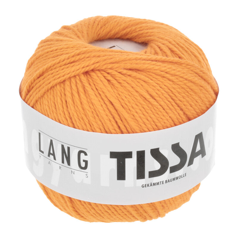 Lang Yarns Tissa β 50g / 80m β Orange (0027)