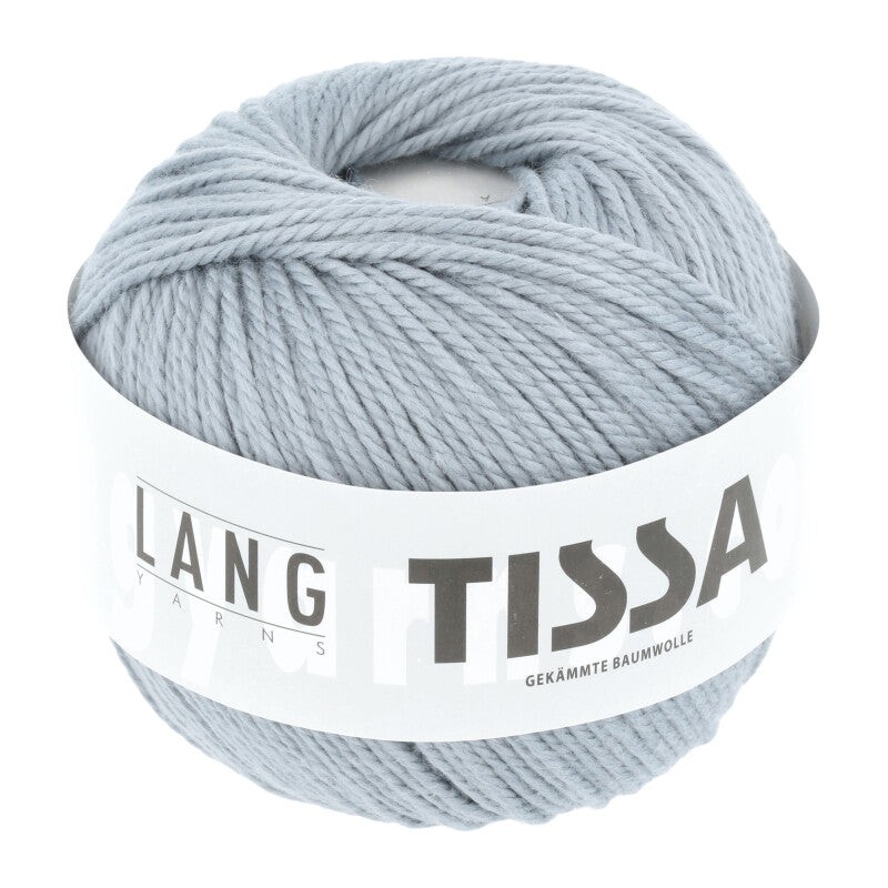 Lang Yarns Tissa β 50g / 80m β Grey (0058)