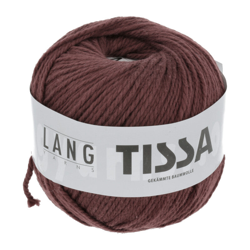 Lang Yarns Tissa β 50g / 80m β Burgundy (0162)