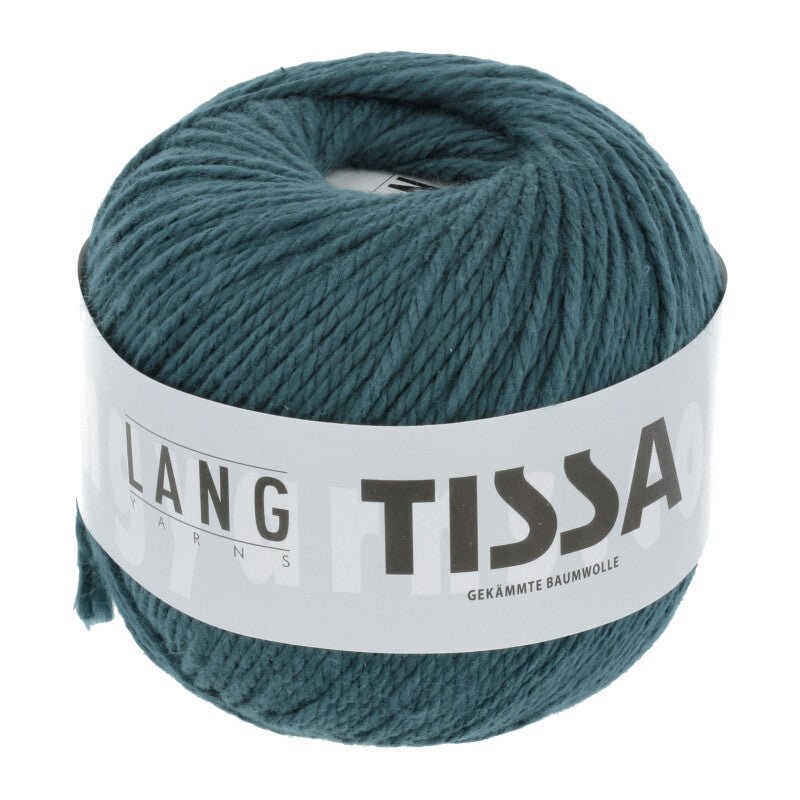 Lang Yarns Tissa β 50g / 80m β Dark Petrol (0188)