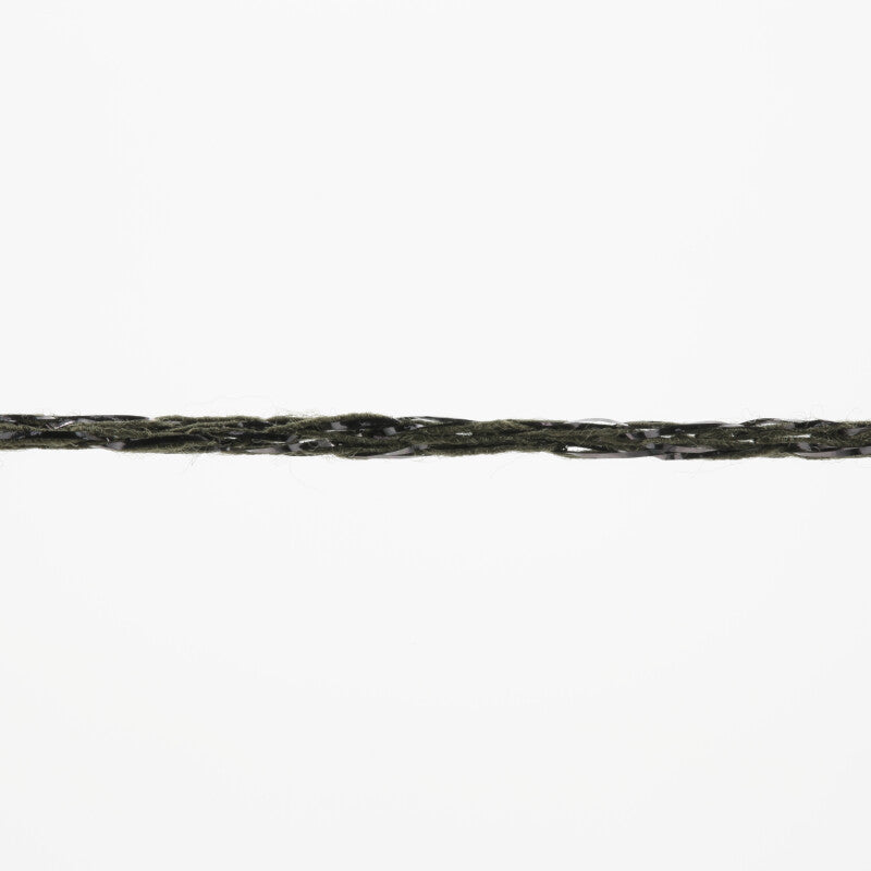 Lang Yarns Lamé Soft – 50g / 190m – Army Green (0099) – yarn texture