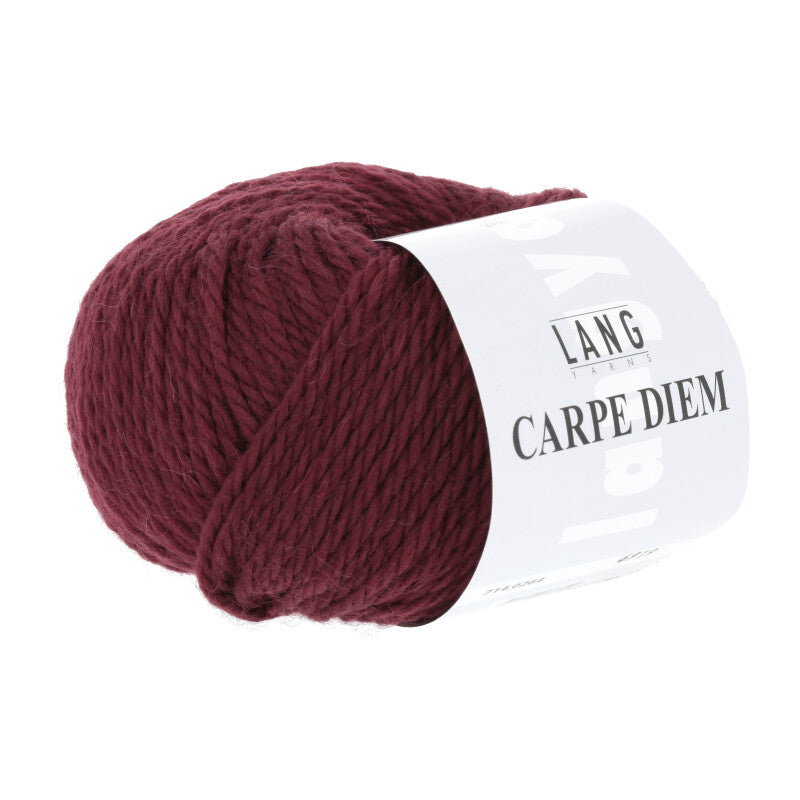 Lang Yarns Carpe Diem – 50g / 90m – Burgundy Mélange (0264)