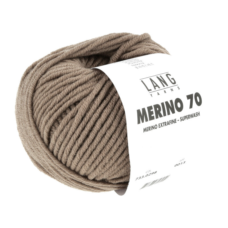 Lang Yarns Merino 70 – 50g / 70m – Bison (0298)