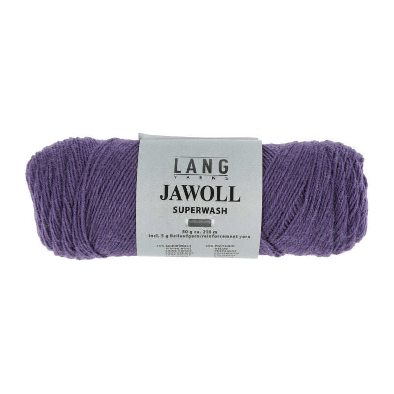 Lang Yarns Jawoll Yarn, 190m / 50g – Purple (0190)