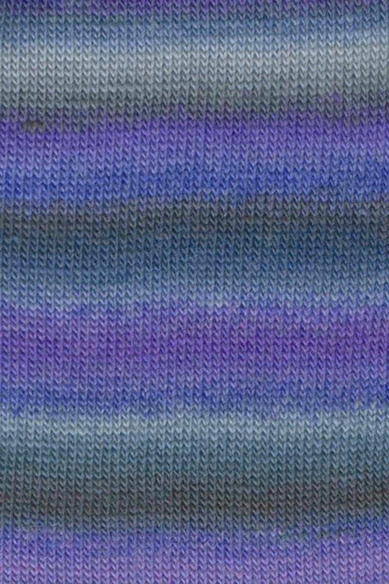 Lang Yarns Mille Colori Baby – 50g / 190m – Petrol/Grey (0088) – detail