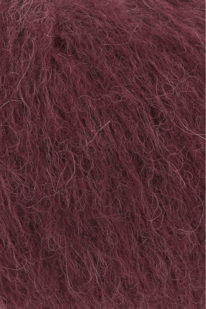 Lang Yarns Malou Light – 50g / 190m – Dark Red (0062) – detail
