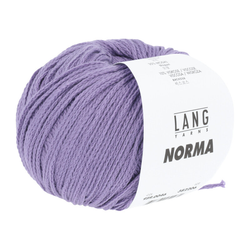Lang Yarns Norma – 50g / 135m – Middle Purple (0046)