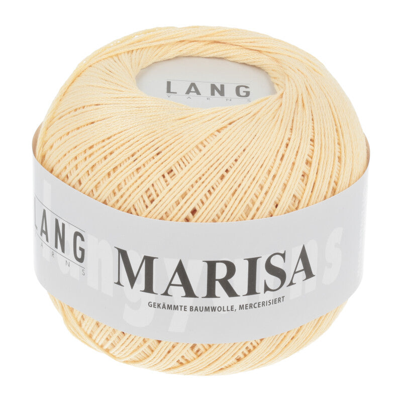 Lang Yarns Marisa – 100% Egyptian cotton yarn, 50g/210m – Banana (0049)
