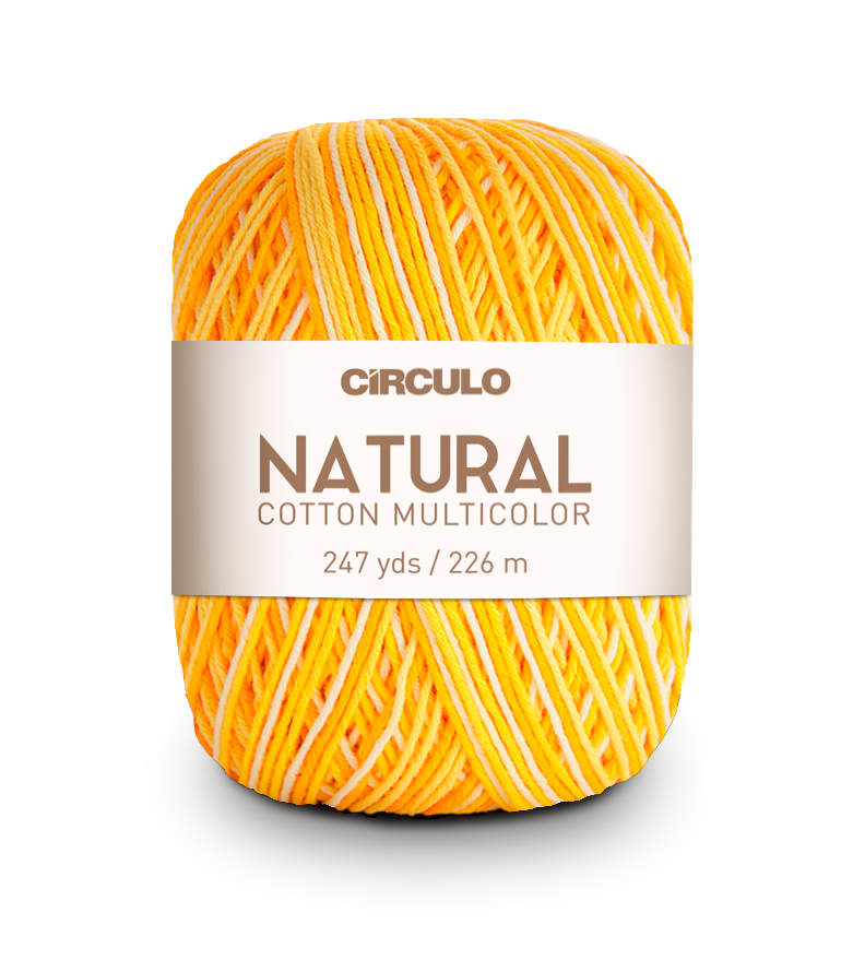 Círculo Natural Cotton Multicolor 4/6 – Baumwollgarn (226 m / 200 g)