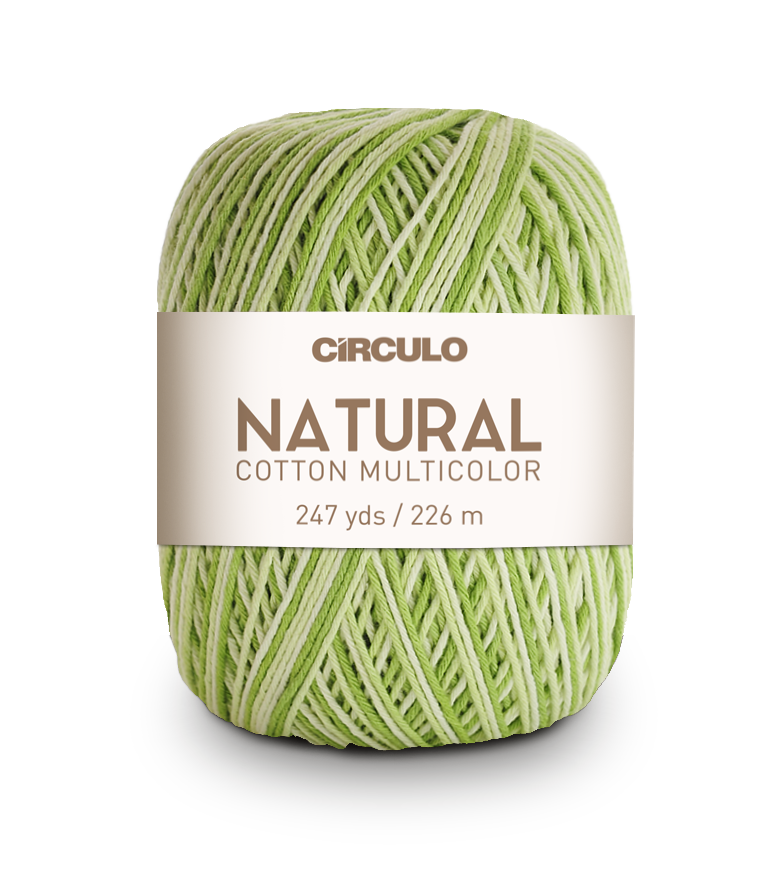 Círculo Natural Cotton Multicolor 4/6 – Baumwollgarn (226 m / 200 g)