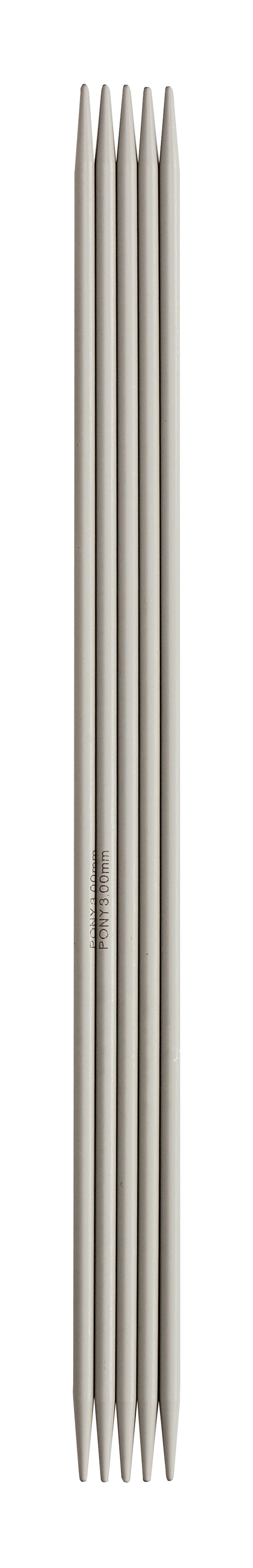 Pony Classic Aluminium Double Pointed Knitting Needles – 20 cm, 20 cm, 3.00 mm – additional product view
