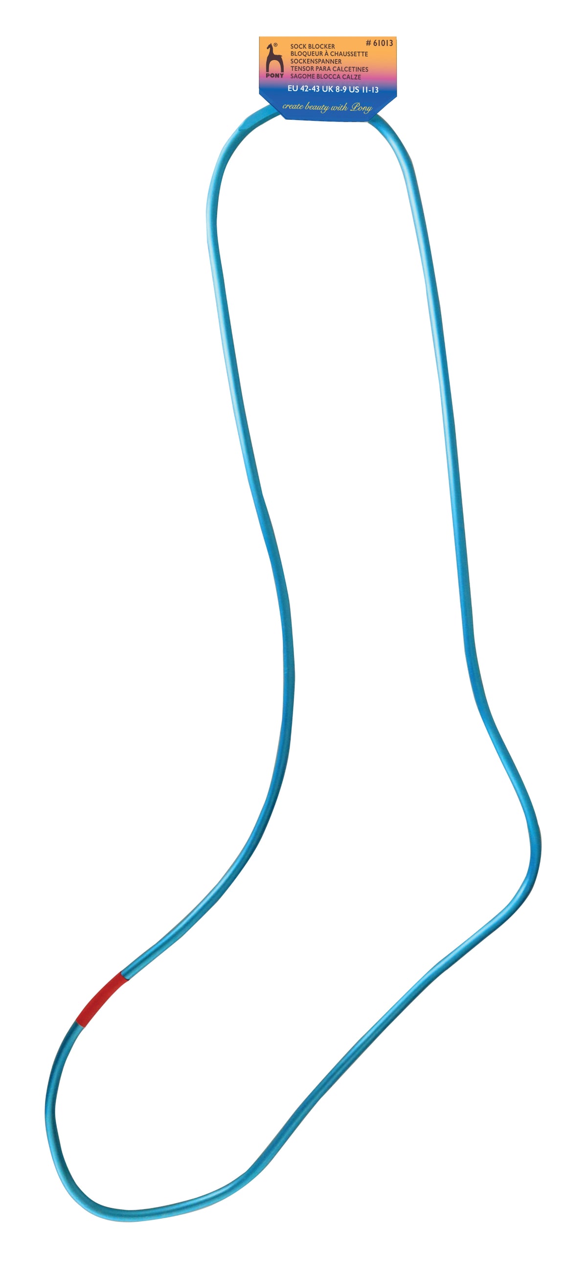 Pony Colour Anodised Aluminium Sock Blockers, 42–43