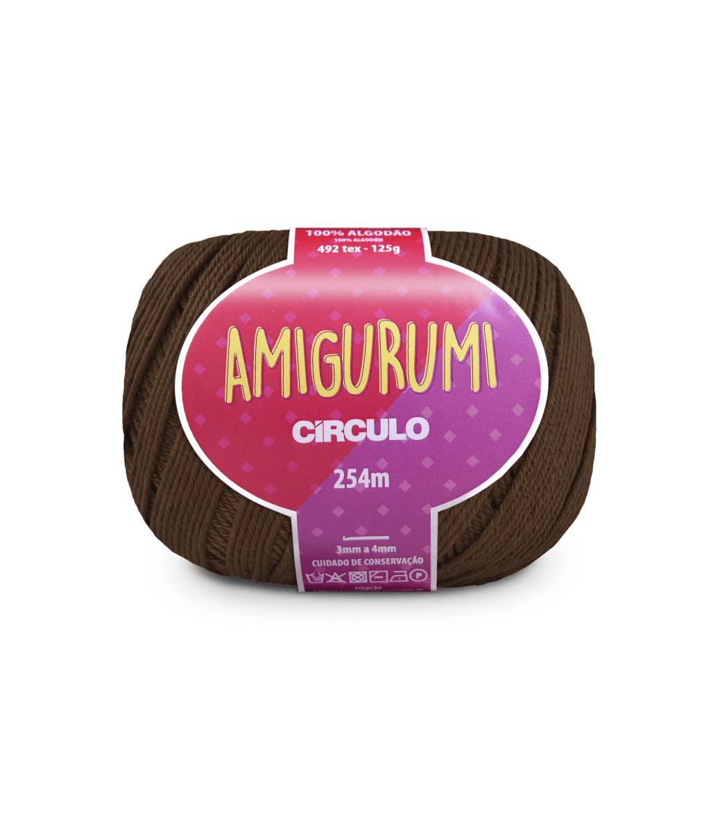 Circulo Amigurumi (EXP) 100% Cotton Yarn for Crochet and Knitting, 254m/125g - Leo Hobby