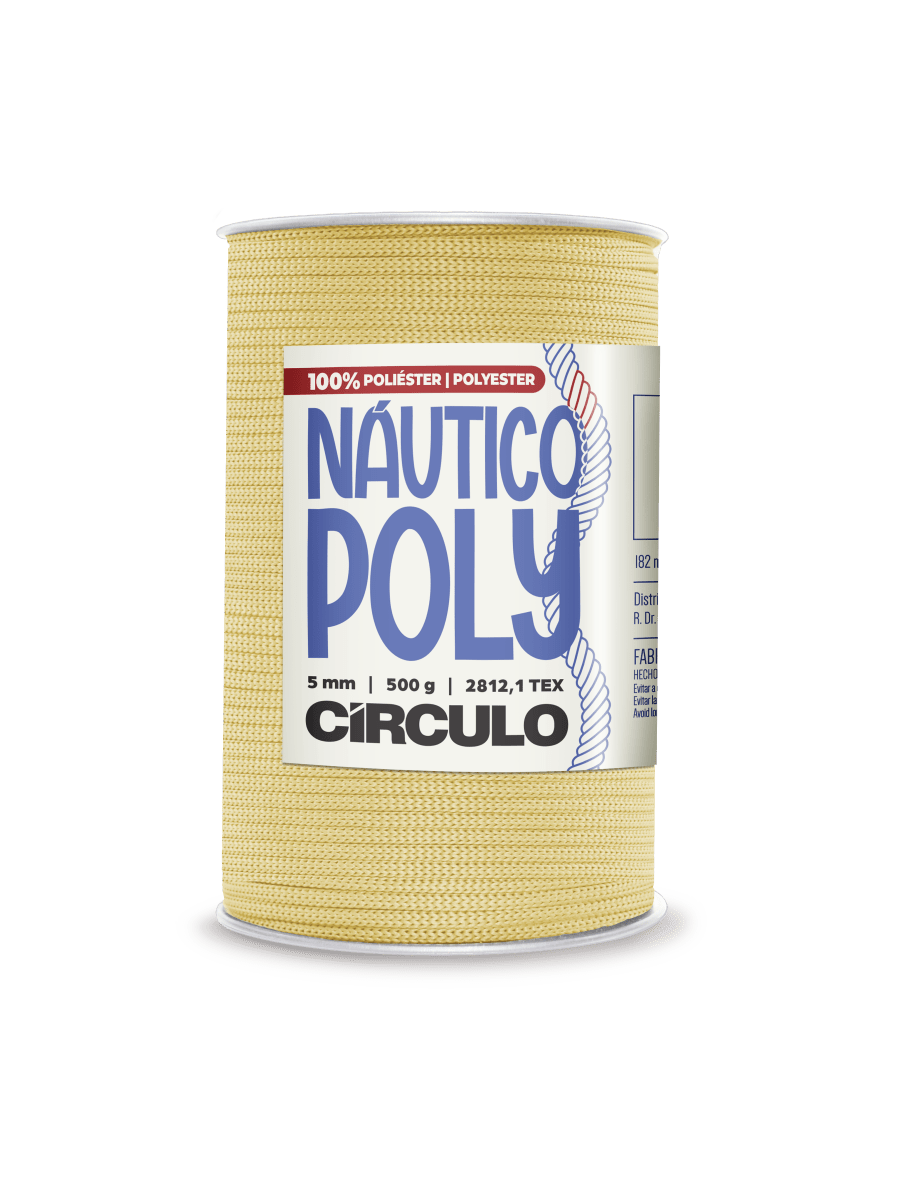 Circulo Fio Náutico Poly 5 mm – Premium Cord Yarn for Bags & Macramé - Leo Hobby
