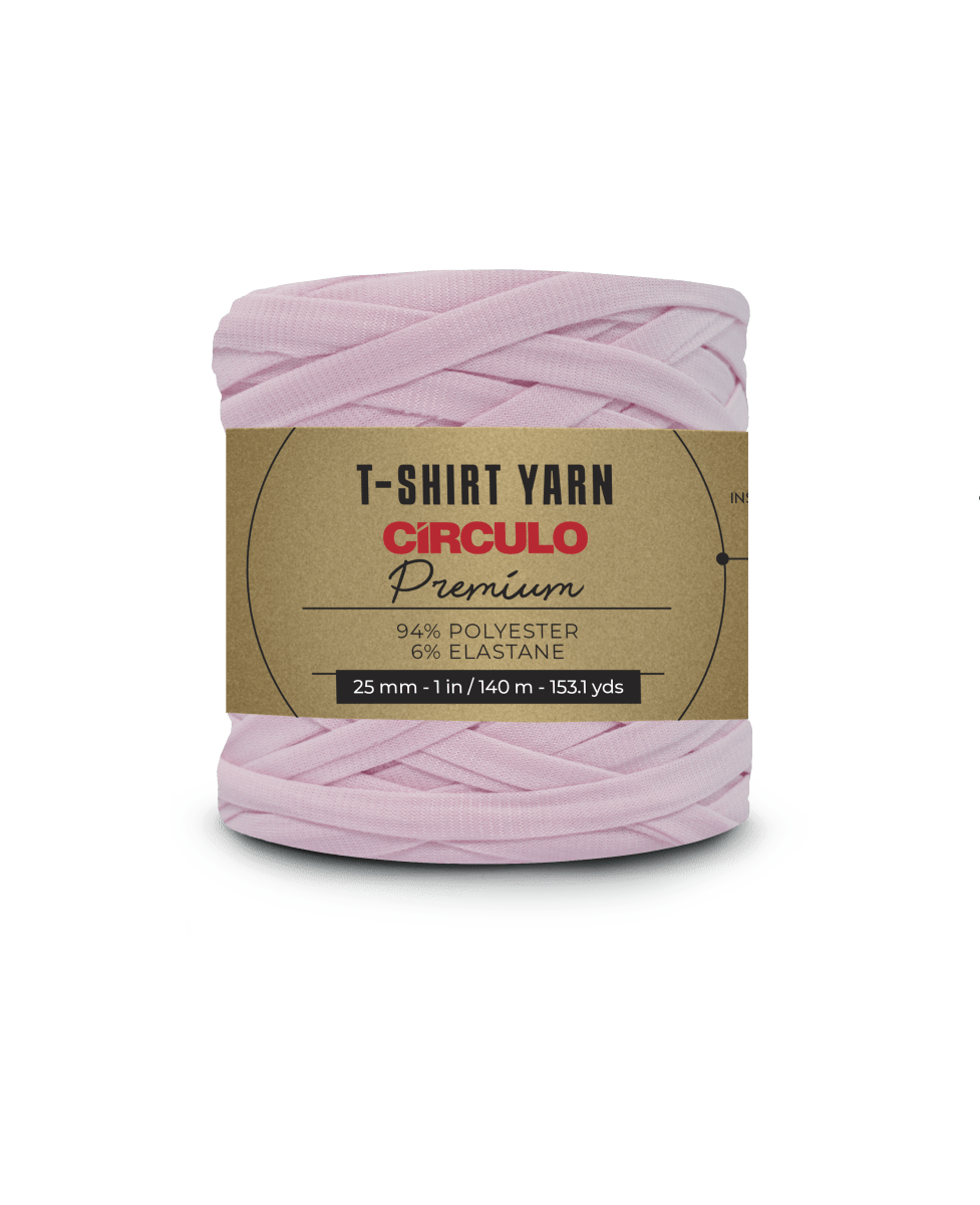 Circulo Premium T-shirt Yarn for Crocheting and Knitting, Bulk Yarn 140m/270g - Leo Hobby