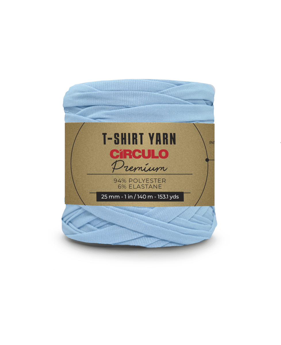 Circulo Premium T-shirt Yarn for Crocheting and Knitting, Bulk Yarn 140m/270g - Leo Hobby