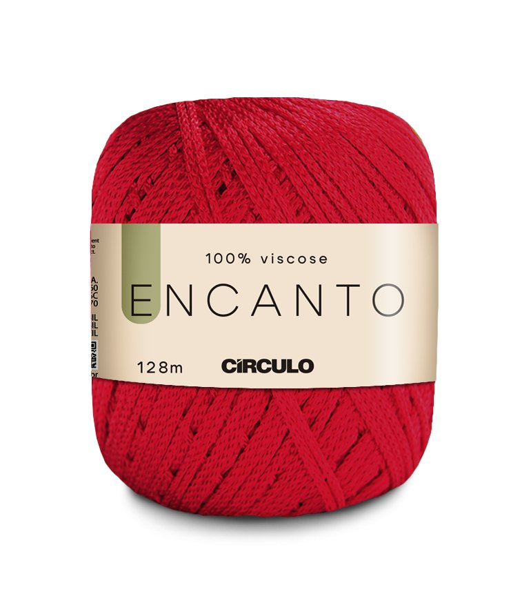 Close-up of glossy Circulo Encanto Viscose Yarn.