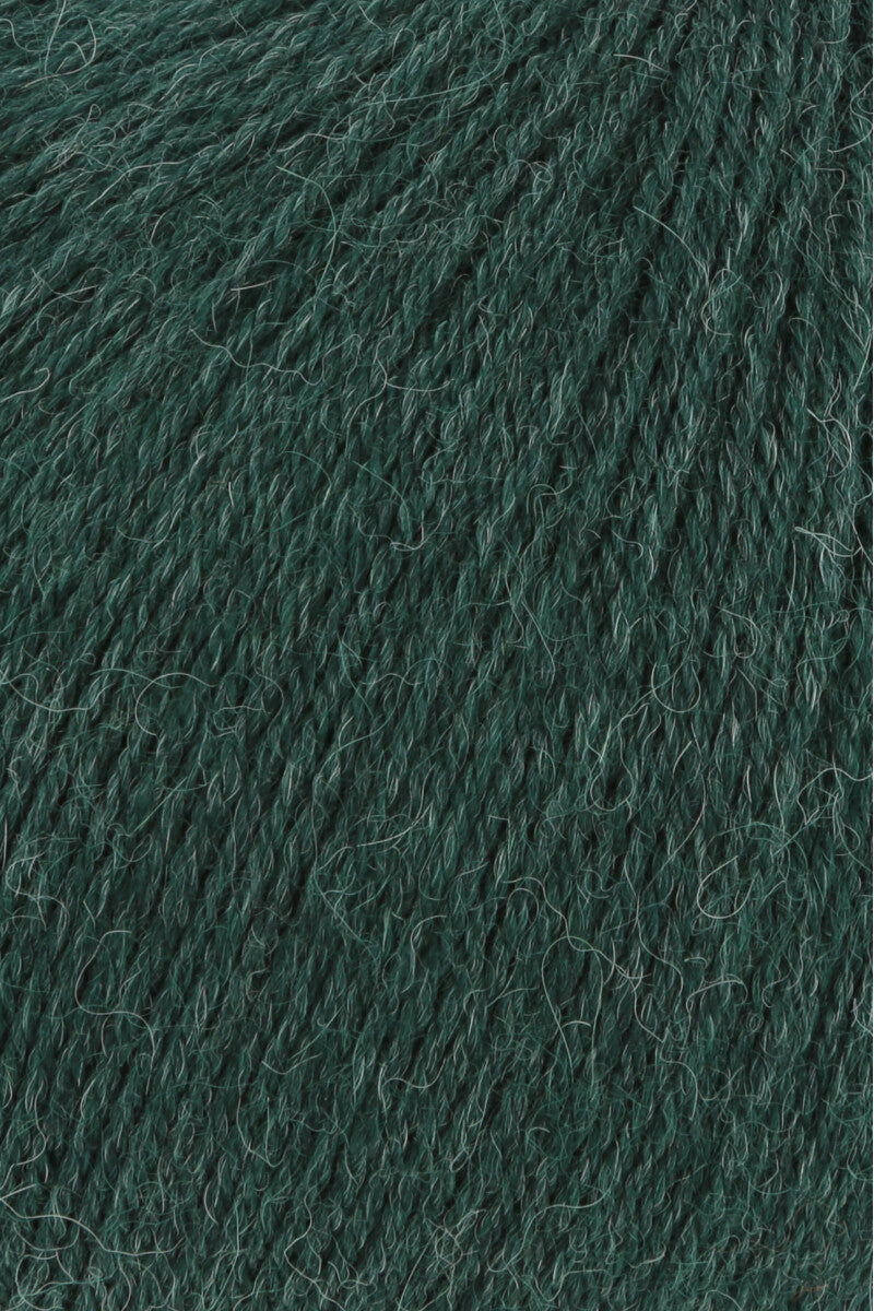 Lang Yarns Alpaca Soxx 4-ply Yarn, 390m / 100g – Bottle Green Mélange (0018), yarn texture