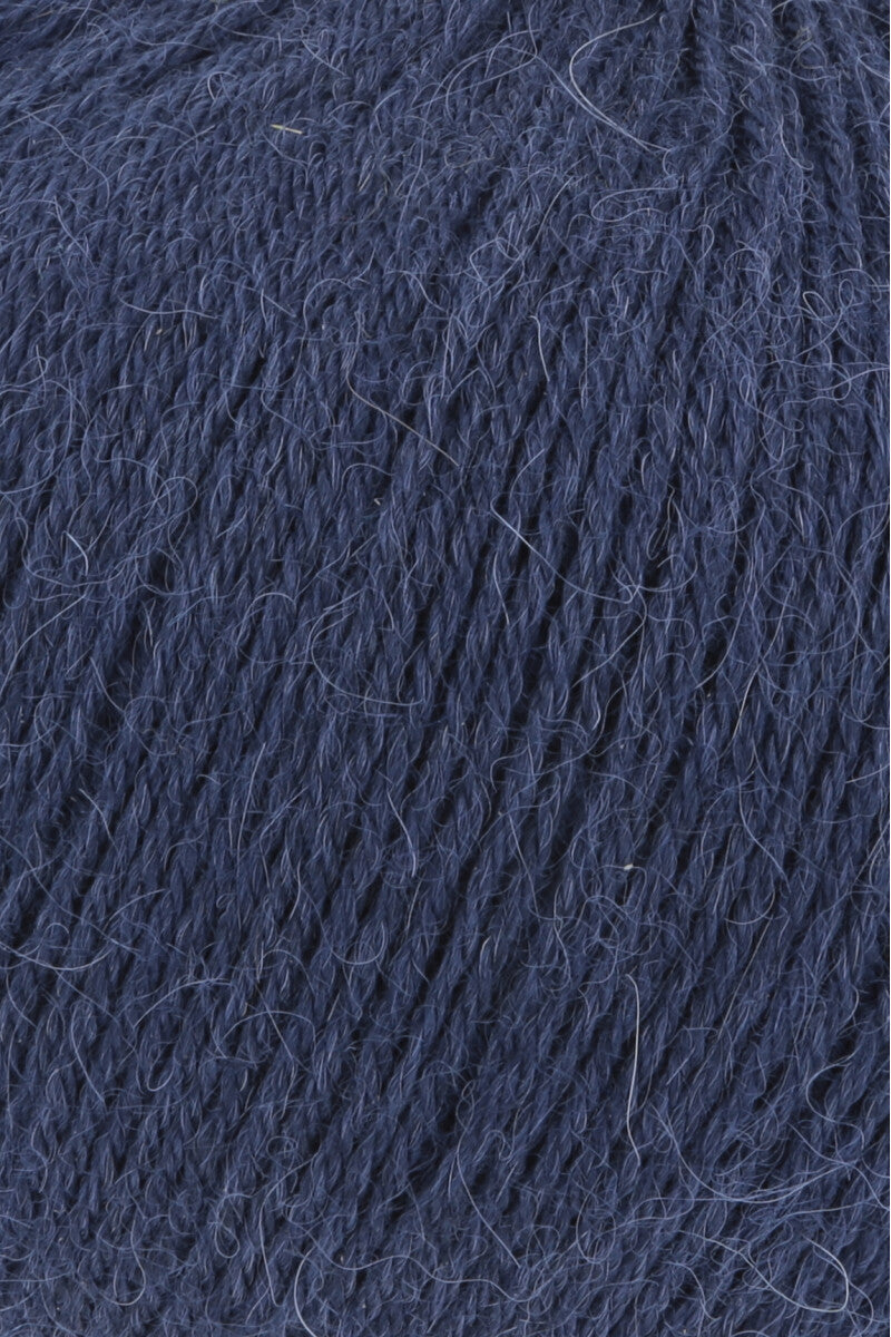 Lang Yarns Alpaca Soxx 4-ply Yarn, 390m / 100g – Navy (0025), yarn texture