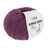 Lang Yarns Alpaca Soxx 4-ply Yarn, 390m / 100g – Cyclamen Mélange (0046)
