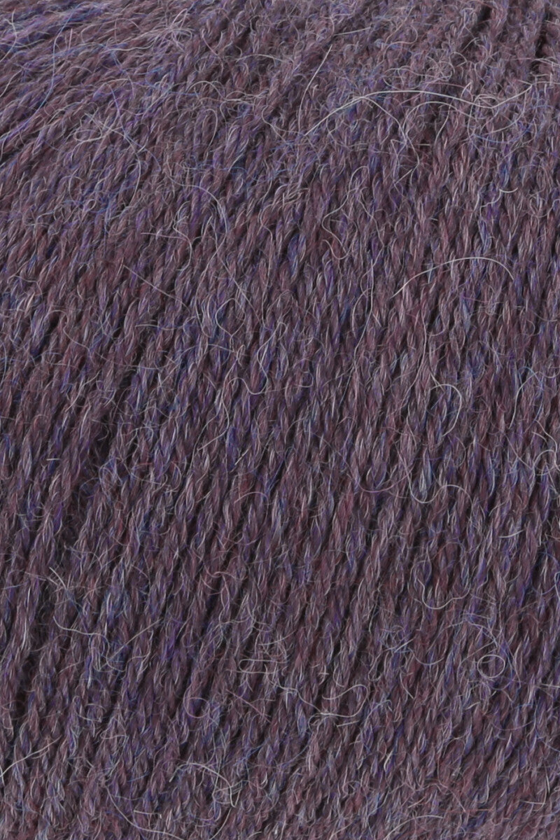 Lang Yarns Alpaca Soxx 4-ply Yarn, 390m / 100g – Violet Mélange (0047), yarn texture