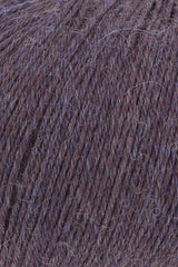 Lang Yarns Alpaca Soxx 4-ply Yarn, 390m / 100g – Violet Mélange (0047), yarn texture