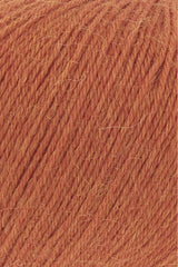 Lang Yarns Alpaca Soxx 4-ply Yarn, 390m / 100g – Orange Mélange (0059), yarn texture