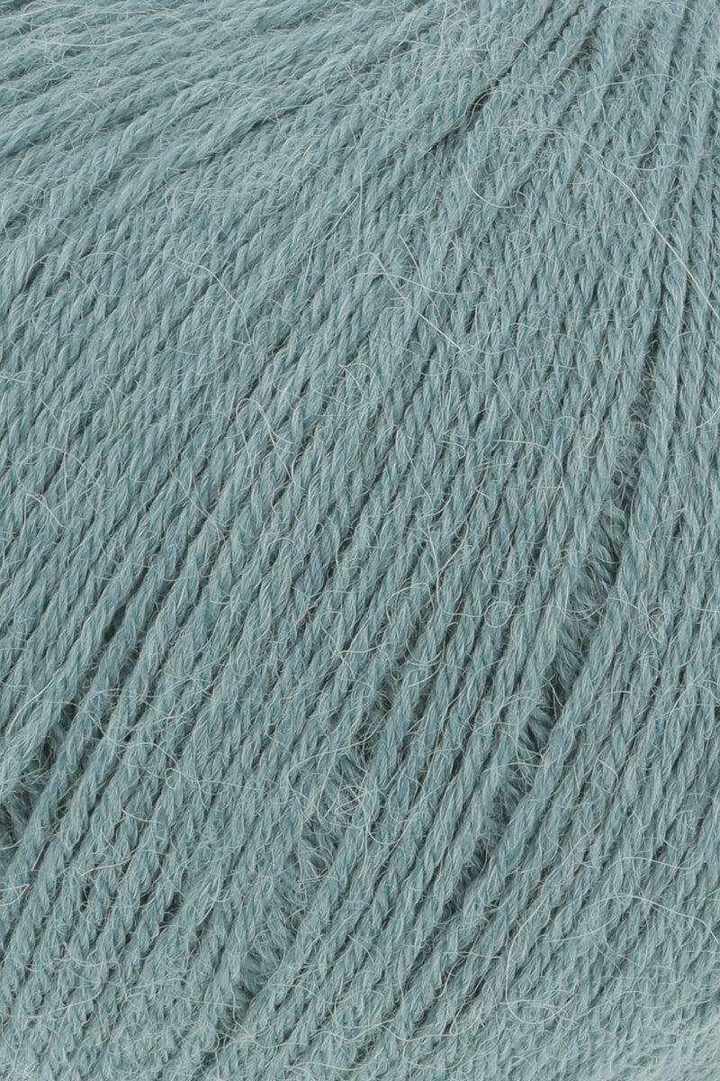 Lang Yarns Alpaca Soxx 4-ply Yarn, 390m / 100g – Dark Mint (0072), yarn texture